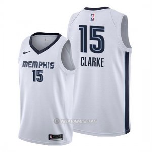 Camiseta Memphis Grizzlies Brandon Clarke #15 Association Blanco