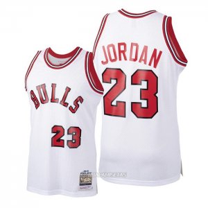 Camiseta Chicago Bulls Michael Jordan #23 Hardwood Classics 1984-85 Blanco