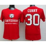 Camiseta Manga Corta Davidson College Curry #30 Rojo