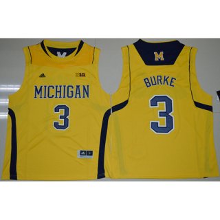 Camiseta NCAA Trey Burke #3 Amarillo