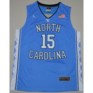 Camiseta NCAA Vince Carter #15 Azul
