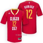Camiseta Manga Corta Houston Rockets Howard #12 Rojo