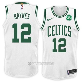 Camiseta Boston Celtics Aron Baynes #12 Association 2018 Blanco