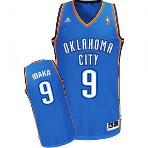 Camiseta Azul Ibaka Oklahoma City Thunder Revolution 30