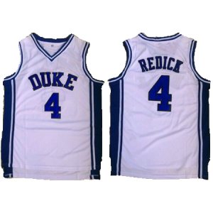 Camiseta NCAA Duke University Redick #4 Blanco