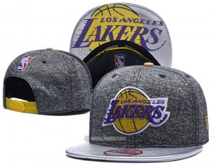 NBA Los Angeles Lakers Sombrero Oscuro Gris Violeta