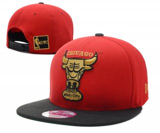 NBA Chicago Bulls Sombrero Rojo Negro 2015