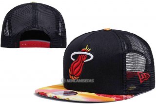 NBA Miami Heat Sombrero Snapbacks Negro