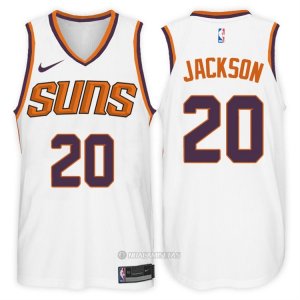 Camiseta Autentico Phoenix Suns Jackson #20 2017-18 Blanco