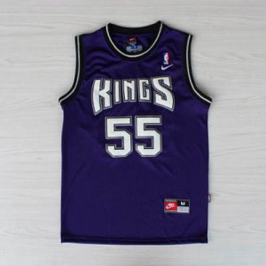 Camiseta Sacramento Kings Williams #55 Purpura