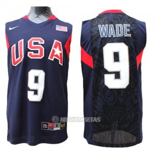 Camiseta USA 2008 Wade #9 Azul