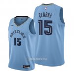 Camiseta Memphis Grizzlies Brandon Clarke #15 Statement Azul