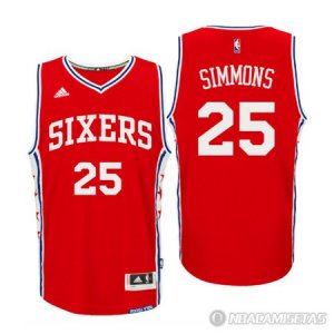 Camiseta 76ers Simmons #25 Rojo