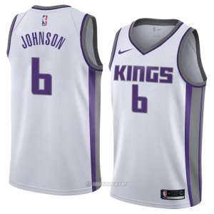 Camiseta Sacramento Kings Joe Johnson #6 Association 2018 Blanco