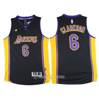 Camiseta Los Angeles Lakers Clarkson #6 Negro
