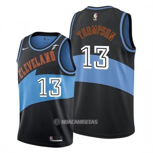 Camiseta Cleveland Cavaliers Tristan Thompson #13 Classic Edition 2019-20 Negro