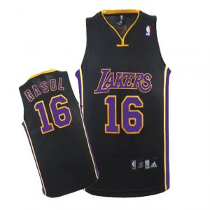 Camiseta Negro Gasol Los Angeles Lakers Revolution 30