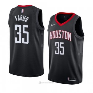 Camiseta Houston Rockets Kenneth Faried #35 Statement 2018 Negro