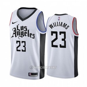 Camiseta Los Angeles Clippers Lou Williams #23 Ciudad 2019-20 Blanco