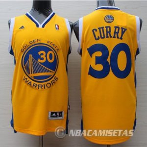 Camiseta Amarillo Curry Golden State Warriors Revolution 30