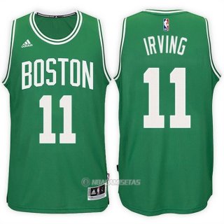 Camiseta Boston Celtics Irving #11 Blanco Verde
