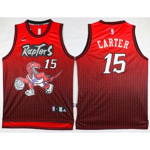 Camiseta Toronto Raptors Carter #15 Rojo