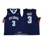 Camiseta NCAA Villanova Wildcats Hart #3 Azul Marino