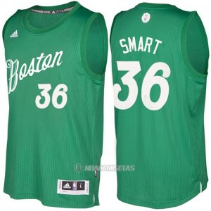 Camiseta Navidad Boston Celtics Marcus Smart #36 Veder