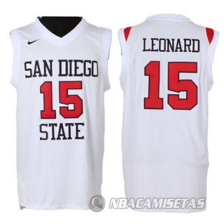 Camiseta NCAA San Diego State Leonard Blanco #15