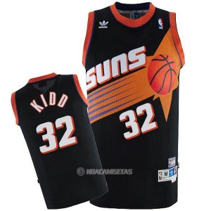 Camiseta Retro Phoenix Suns Kidd #32 Negro
