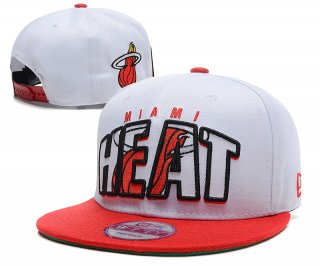 NBA Miami Heat Sombrero Blanco Rojo 2016