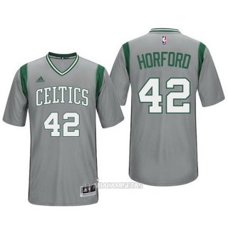 Camiseta Manga Corta Boston Celtics Horford #42 Gris