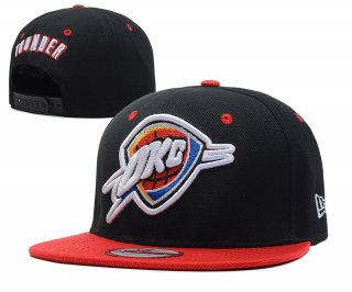NBA Oklahoma City Thunder Sombrero Negro Rojo 2016