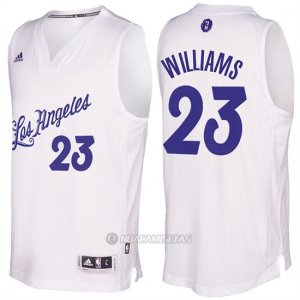 Camiseta Navidad Los Angeles Lakers Louis Williams #23 Blanco