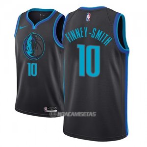 Camiseta Dallas Mavericks Dorian Finney-Smith #10 Ciudad 2018-19 Azul