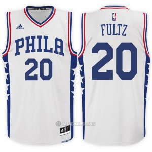 Camiseta Philadelphia 76ers Fultz #20 Blanco
