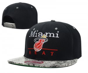 NBA Miami Heat Sombrero Negro Azul Claro 2016