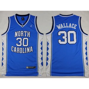 Camiseta NCAA Wallace North #30 Azul