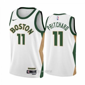 Camiseta Boston Celtics Payton Pritchard #11 Ciudad 2023-24 Blanco