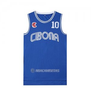 Camiseta Pelicula Cibona Petrovic #10 Azul