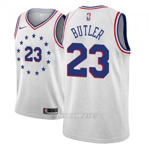 Camiseta Philadelphia 76ers Jimmy Butler #23 Earned 2018-19 Gris