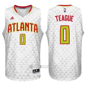 Camiseta Atlanta Hawks Teague #0 Blanco