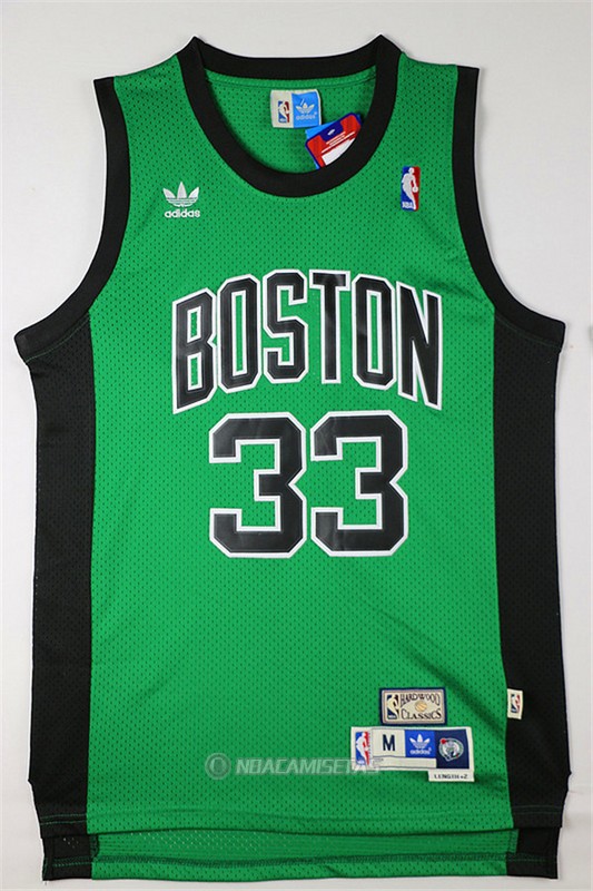 Camiseta Boston Celtics Bird #33 Borde De Color Verde Oscuro [AF-84] - €22.00 : Comprar ...