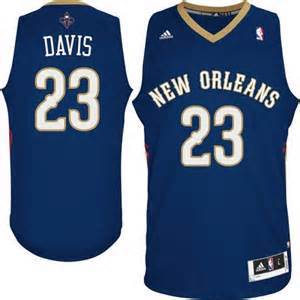 Camiseta Azul Davis New Orleans Hornets Revolution 30