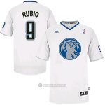Camiseta Rubio Minnesota Timberwolves #9 Blanco
