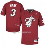 Camiseta Wade Miami Heat #3 Rojo