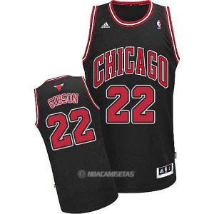 Camiseta Chicago Bulls Gibson #22 Negro