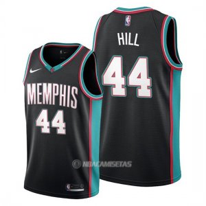 Camiseta Memphis Grizzlies Solomon Hill #44 Classic 20th Season Negro