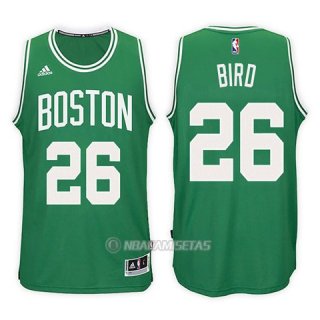 Camiseta Boston Celtics Jabari Bird #26 Road Kelly 2017-18 Verde