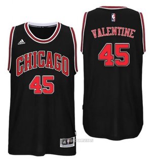 Camiseta Chicago Bulls Valentine #45 Negro